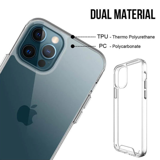 Crystal Clear Transparent Back Cover Case for Apple iPhone 11 Pro
