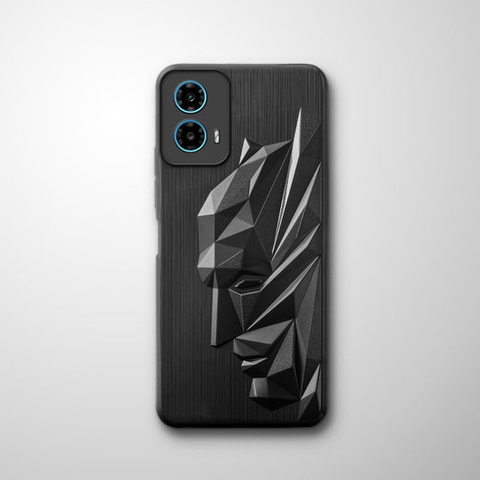 3D Design Soft Silicone Back Cover For Motorola Moto G34 5G