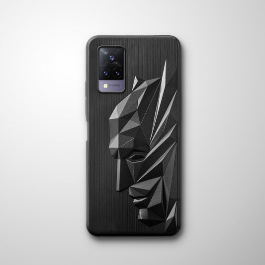 3D Design Soft Silicone Back Cover For Vivo Y21S