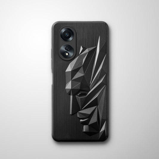 3D Design Soft Silicone Back Cover For Oppo A58 4G