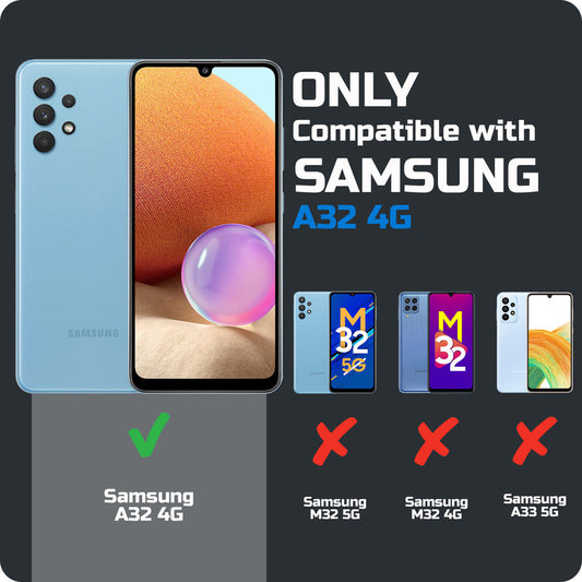 Premium Acrylic Transparent Back Cover for Samsung A32 4G