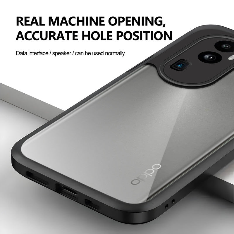Soft Frame Clear Case for Oppo Reno 10 Pro Plus 5G