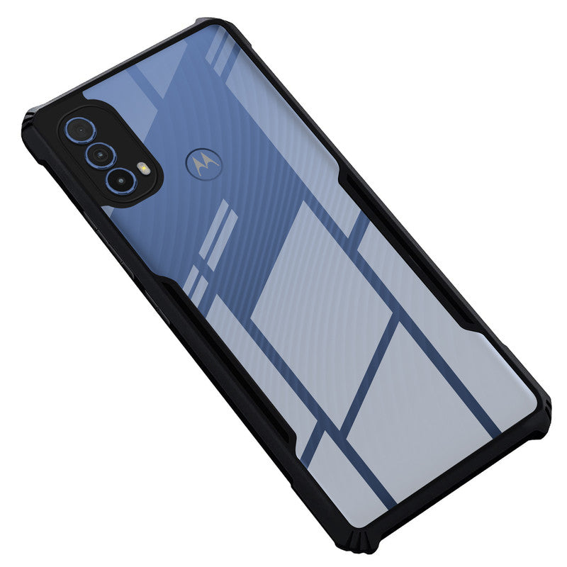 Premium Acrylic Transparent Back Cover for Motorola E40