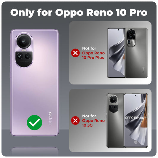 Premium Acrylic Transparent Back Cover for Oppo Reno 10 Pro 5G