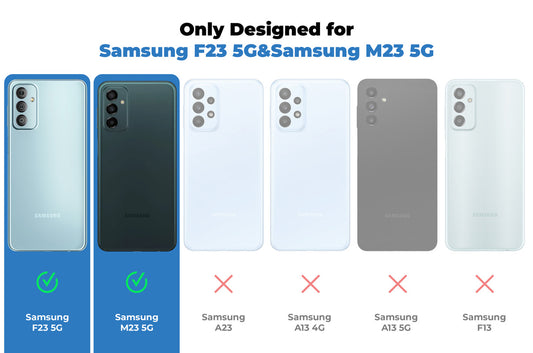 Premium Acrylic Transparent Back Cover for Samsung F23 5G