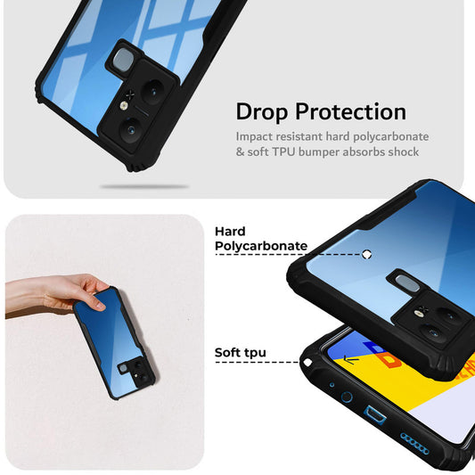 Premium Acrylic Transparent Back Cover for Infinix Smart 6 Plus