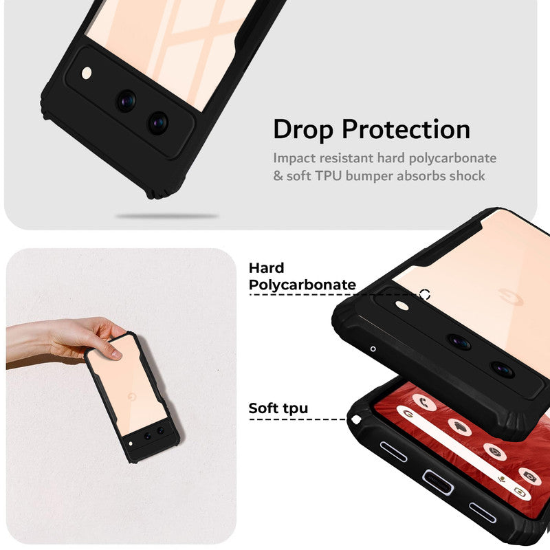 Premium Acrylic Transparent Back Cover for Google Pixel 8A