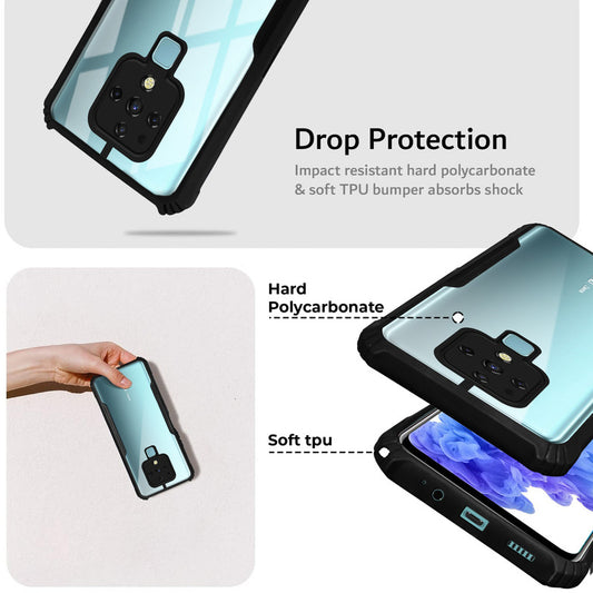 Premium Acrylic Transparent Back Cover for Tecno Camon 16