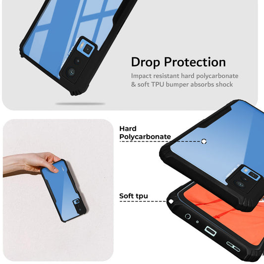 Premium Acrylic Transparent Back Cover for Lava Blaze Pro