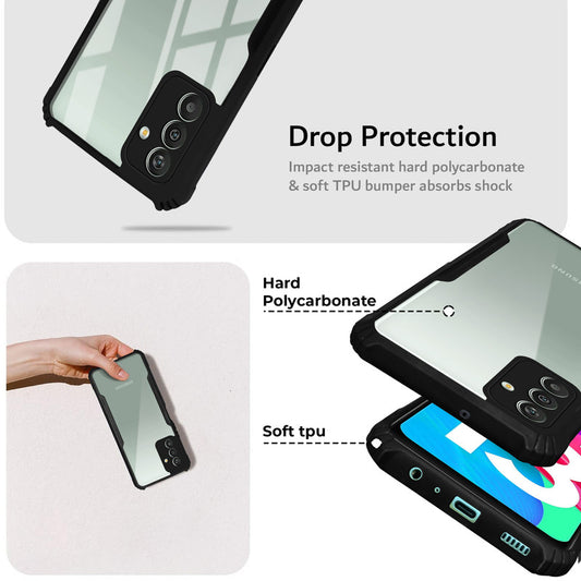 Premium Acrylic Transparent Back Cover for Samsung M13 4G