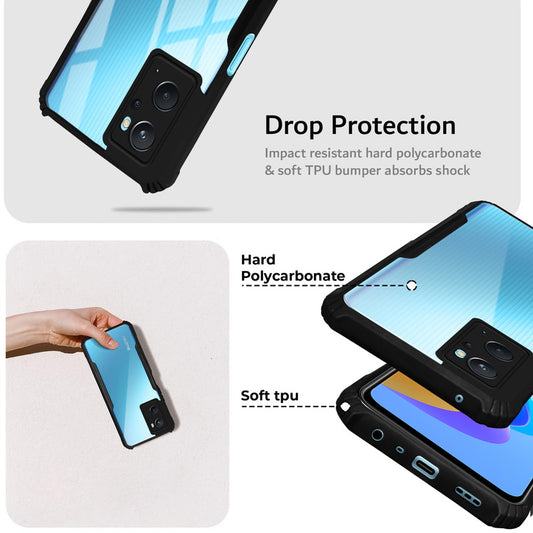 Premium Acrylic Transparent Back Cover for Oppo A76