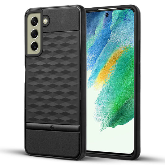 Unique Texture Design With Camera Bumper Protection Silicon Back Cover For Samsung S21 FE 5G