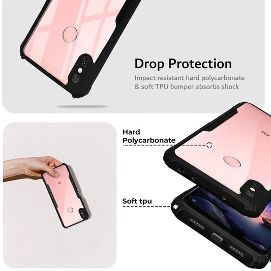 Premium Acrylic Transparent Back Cover for Redmi Note 6 Pro