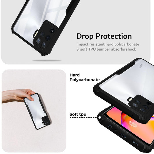 Premium Acrylic Transparent Back Cover for Oppo F19 Pro 4G