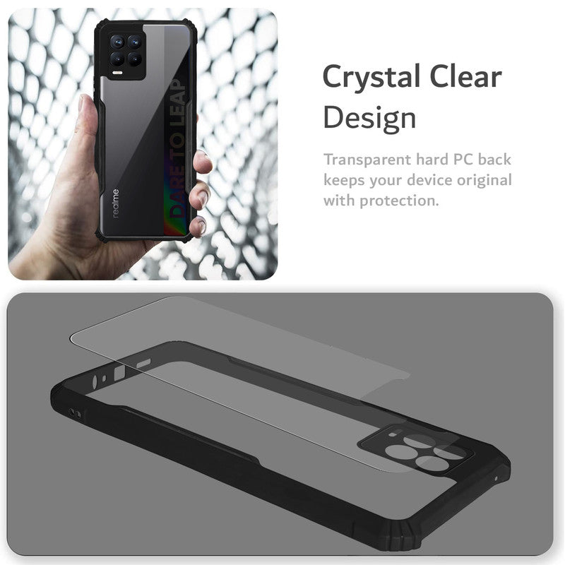Premium Acrylic Transparent Back Cover for Realme 8 4G