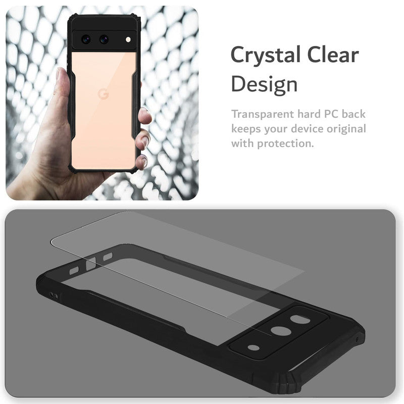 Premium Acrylic Transparent Back Cover for Google Pixel 8A