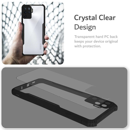 Premium Acrylic Transparent Back Cover for Oppo F19 Pro 4G