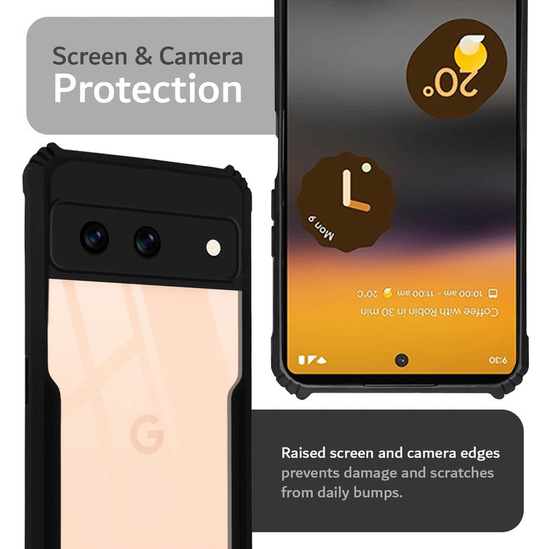 Premium Acrylic Transparent Back Cover for Google Pixel 8A