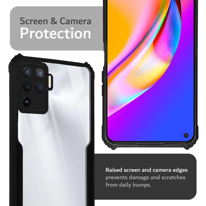 Premium Acrylic Transparent Back Cover for Oppo F19 Pro 4G