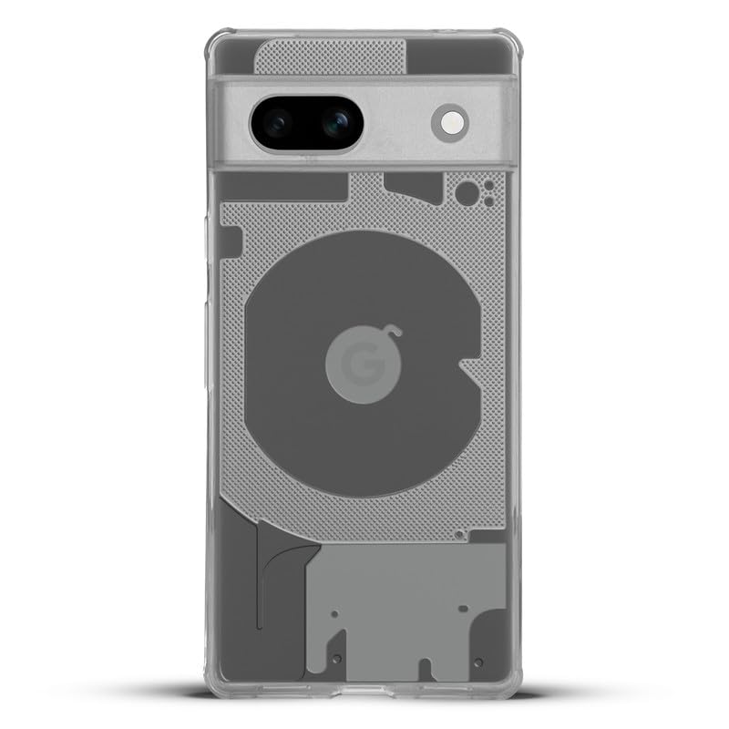 Transparent Silicon Back Cover for Google Pixel 7A -Transparent