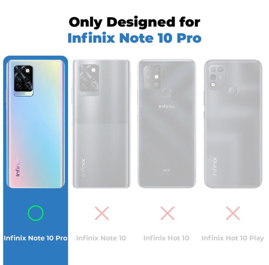 Premium Acrylic Transparent Back Cover for Infinix Note 10 Pro