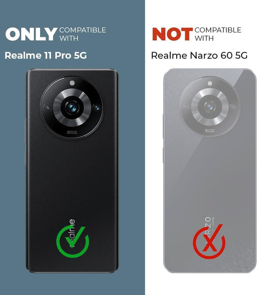 Premium Acrylic Transparent Back Cover for Realme Narzo 60 Pro 5G / Realme 11 Pro 5G / 11 Pro Plus 5G