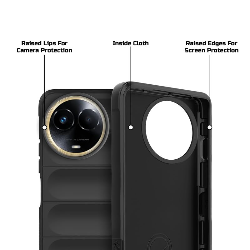 Soft Silicone Comfort Grip Back Cover Case For Realme 11X 5G
