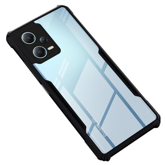 Premium Acrylic Transparent Back Cover for Redmi Note 12 5G