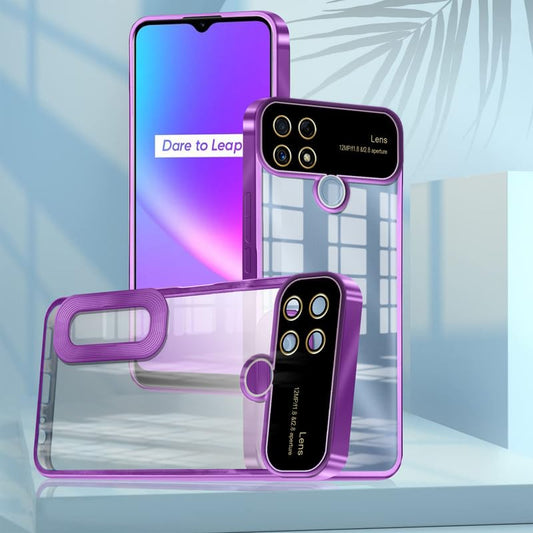 Clear Logo Cut Case with Raised Camera Guard for Realme C12