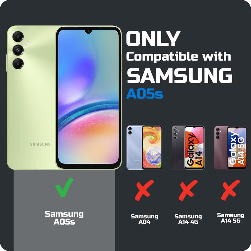 Soft Silicone Comfort Grip Back Cover Case For Samsung A05s