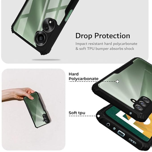 Premium Acrylic Transparent Back Cover for Samsung M34 5G,Samsung F34 5G