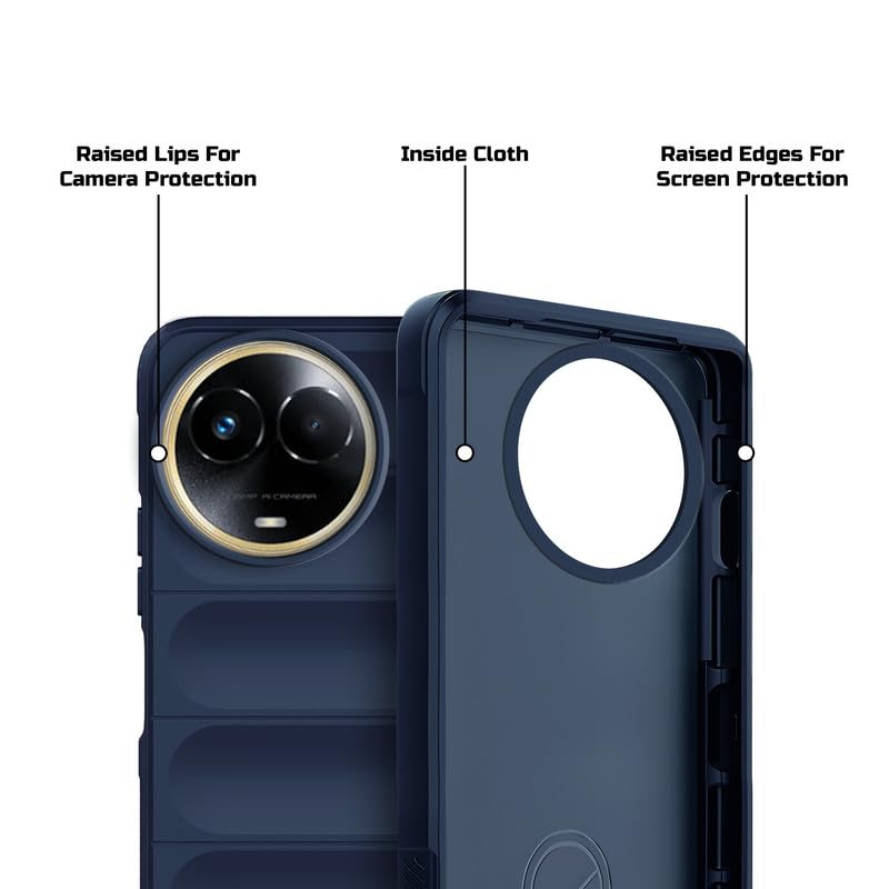 Soft Silicone Comfort Grip Back Cover Case For Realme 11X 5G