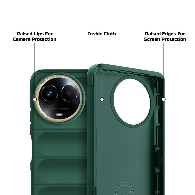 Soft Silicone Comfort Grip Back Cover Case For Realme 11X 5G
