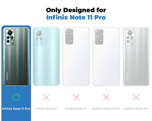 Premium Acrylic Transparent Back Cover for Infinix Note 11 Pro