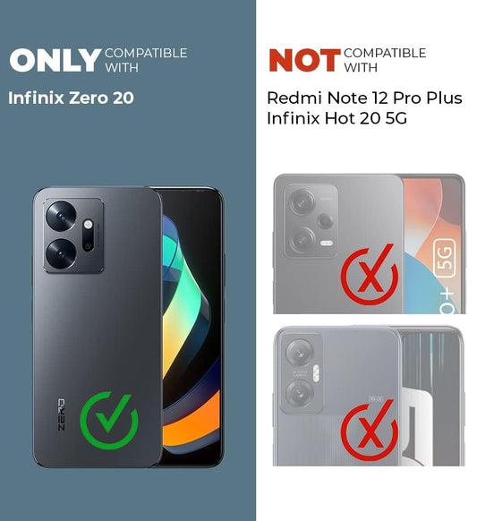 Premium Acrylic Transparent Back Cover for Infinix Zero 20