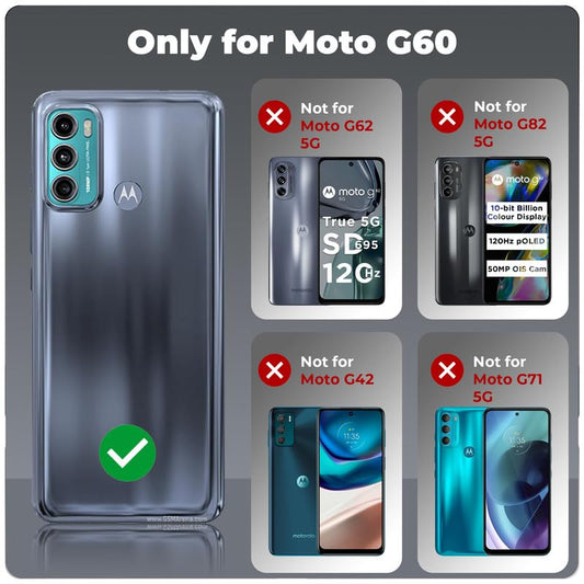 Premium Acrylic Transparent Back Cover for Motorola Moto G40 Fusion | Motorola Moto G60