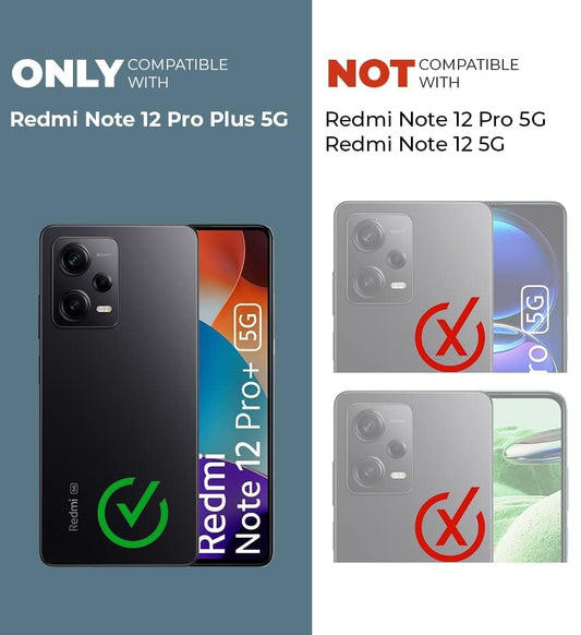 Premium Acrylic Transparent Back Cover for Redmi Note 12 Pro Plus 5G