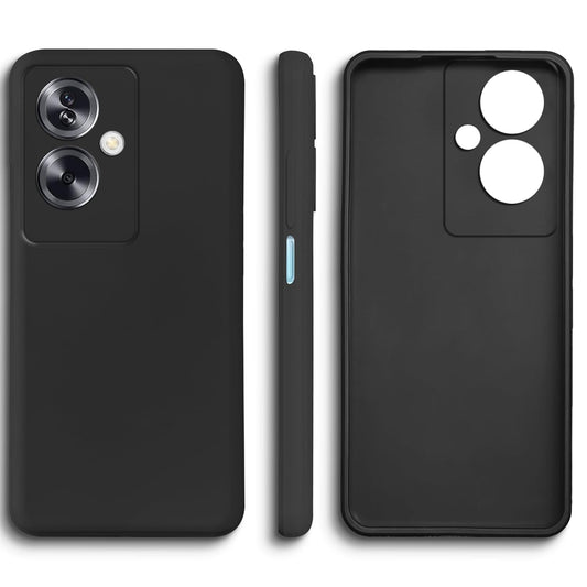 Premium Matte Soft Silicone Back Cover for Oppo A79 5G