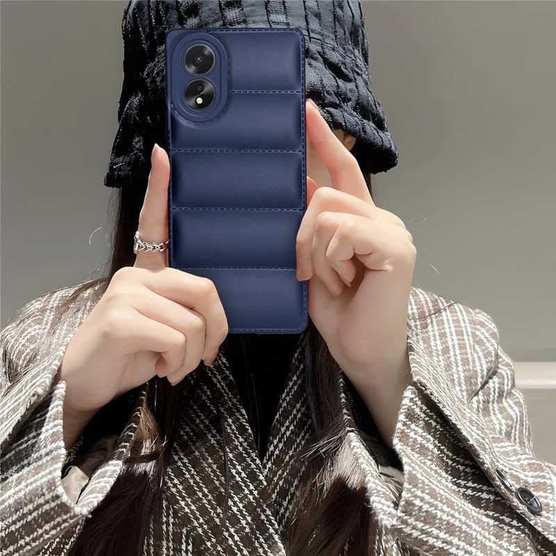 GOKEN Cover for Oppo A18 4G / Oppo A38 4G, Silicone TPU/PC Dual Layer