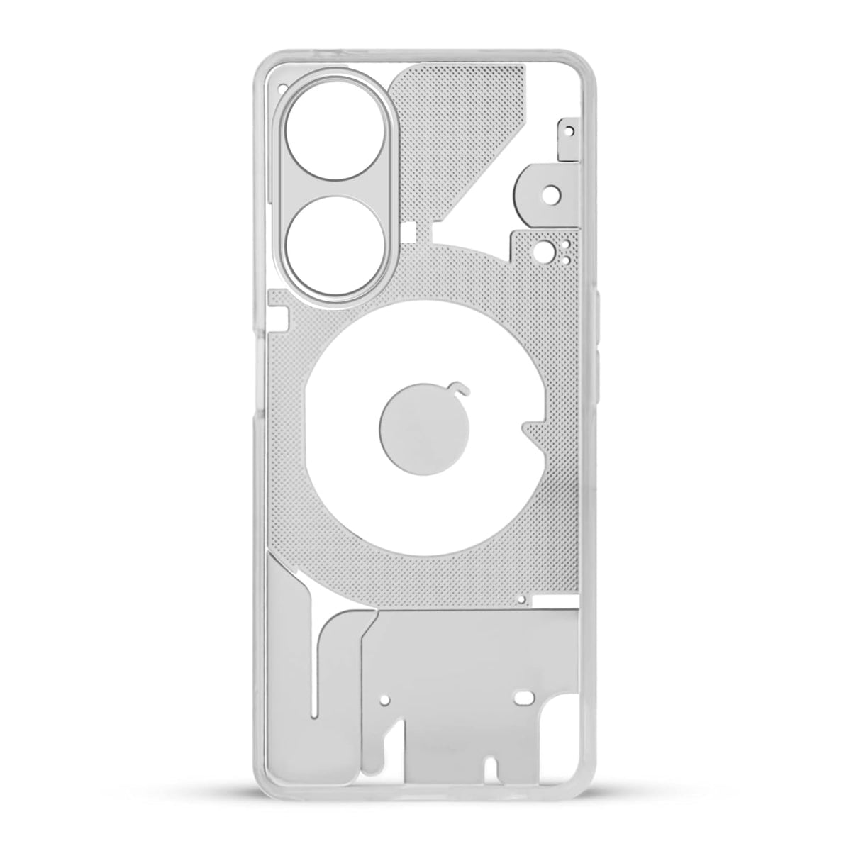 Designed Transparent Back Case for Oppo F23 5G Frosted Cover Matte Silicone TPU