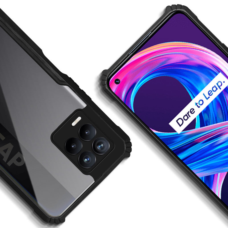 Premium Acrylic Transparent Back Cover for Realme 8 4G
