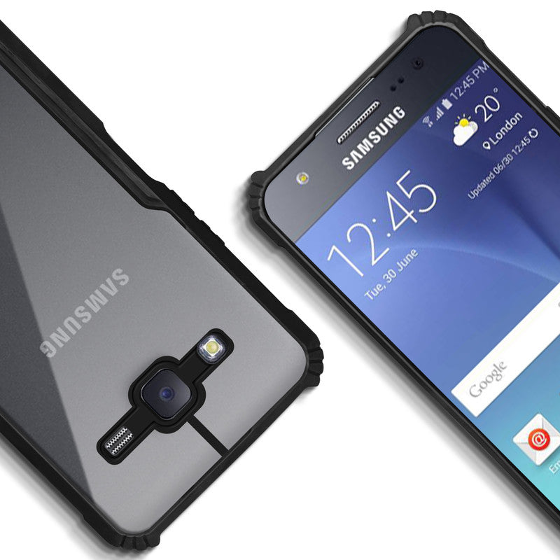 Premium Acrylic Transparent Back Cover for Samsung J7