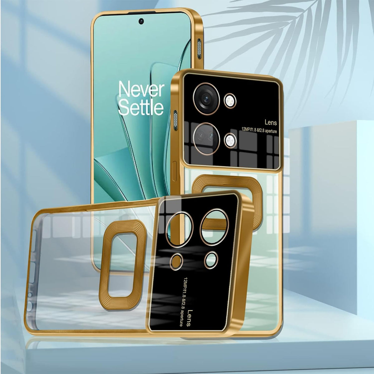 Clear Logo Cut Case with Raised Camera Guard for OnePlus Nord 3 5G