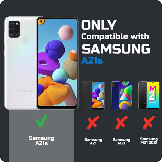 Premium Acrylic Transparent Back Cover for Samsung A21s