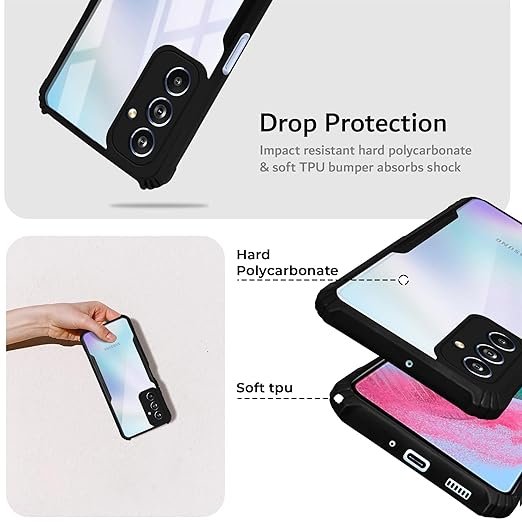 Premium Acrylic Transparent Back Cover for Samsung M54 5G