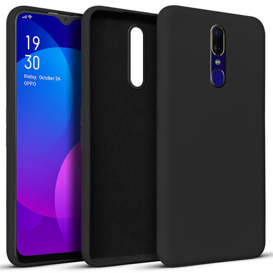 Premium Matte Silicone Back Cover for Oppo F11