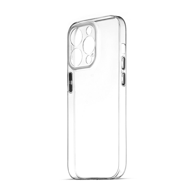 Transparent Back with Color Buttons Back Cover for Apple iPhone 14 Plus