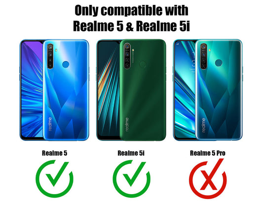 Premium Acrylic Transparent Back Cover for Realme 5