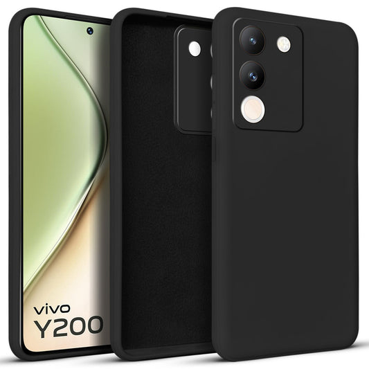 Premium Matte Silicone Back Cover for Vivo Y200 5G