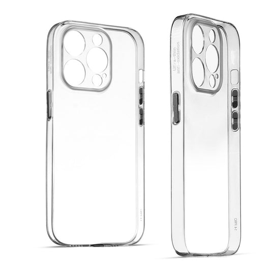 Transparent Back with Color Buttons Back Cover for Apple iPhone 14 Pro